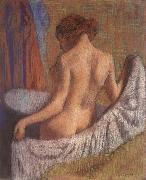 Edgar Degas After the Bath,woman witl a towel Germany oil painting artist